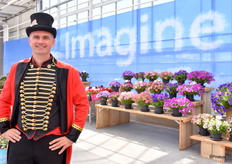 John Elstgeest van Flowercircus was ook te vinden op de FlowerTrials.